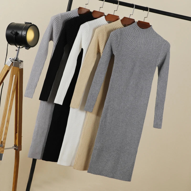 "Robe Mi-Longue Cintrée"