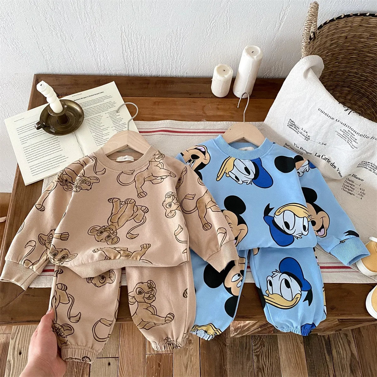 "Ensemble "SIMBA / Mickey & Donald" Sweat + Pantalon"