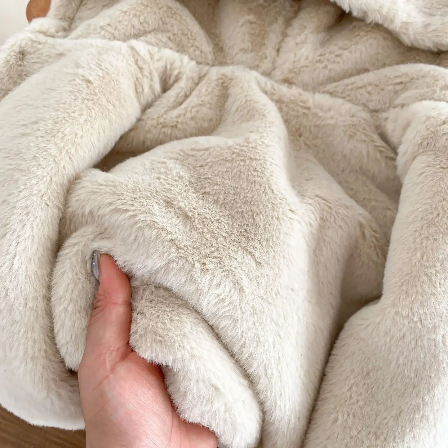 "Manteau d'Hiver avec Doublure en Fourrure pour Bébé et Enfant"