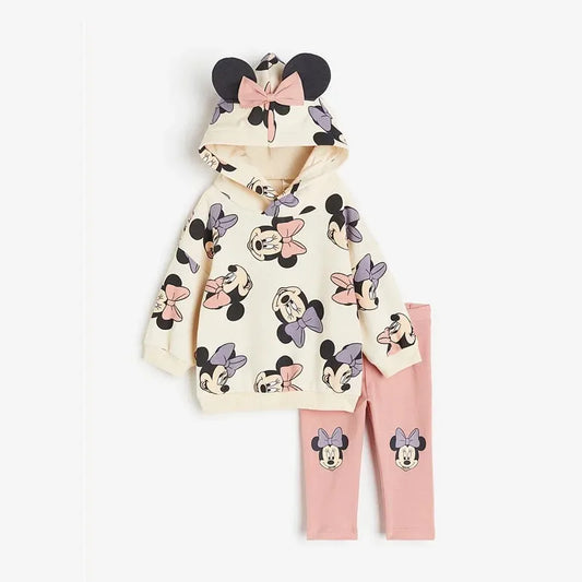 "Ensemble de sweat à capuche + Pantalon "Disney Mickey/Minnie""