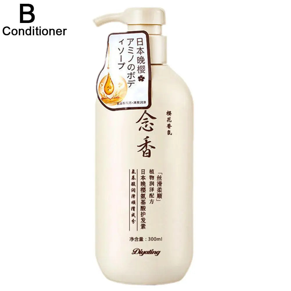 "Routine Soins Complets 300ml "JAPAN SAKURA": Shampoing ,Après-Shampoing et Gel Douche"