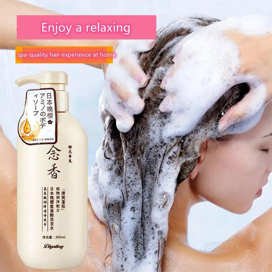 "Routine Soins Complets 300ml "JAPAN SAKURA": Shampoing ,Après-Shampoing et Gel Douche"