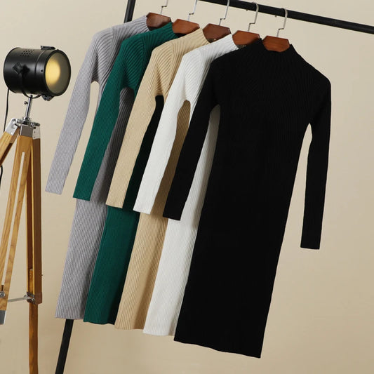 "Robe Mi-Longue Cintrée"