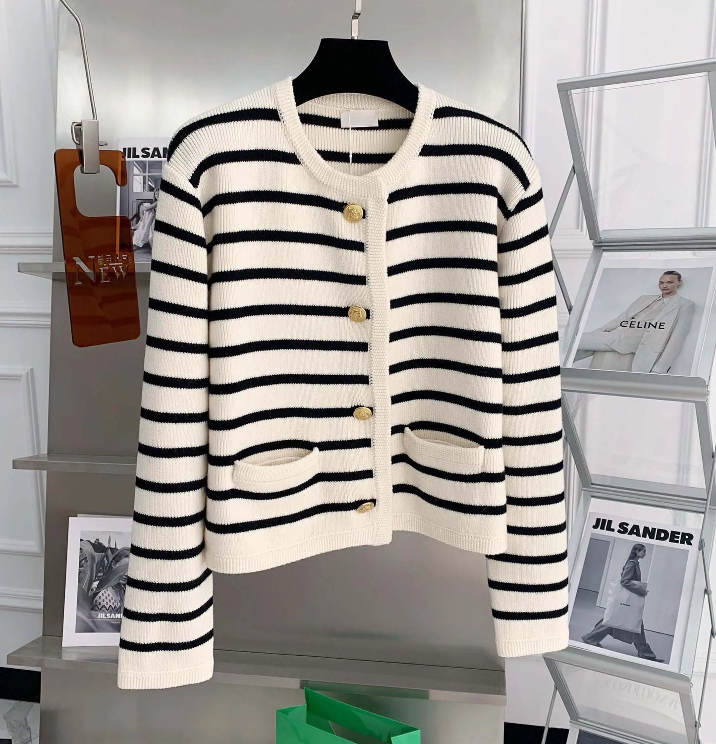 "Cardigan à Rayures"