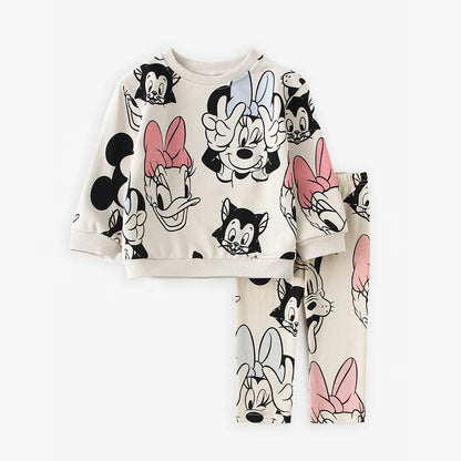 "Ensembles  pour Bébé  "Disney Minnie " : Sweatshirt + Leggings"