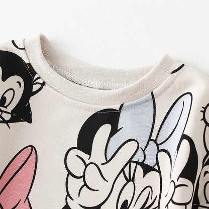 "Ensembles  pour Bébé  "Disney Minnie " : Sweatshirt + Leggings"