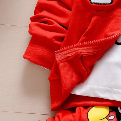 "Ensemble 3 Pièces "Mickey" T-shirt+ Veste+ Pantalon"