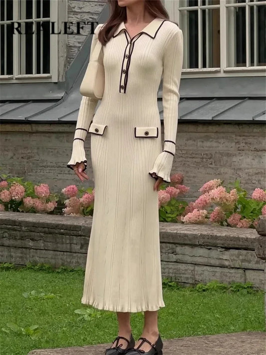 "Robe Longue Tricotée  Réédition 2023"